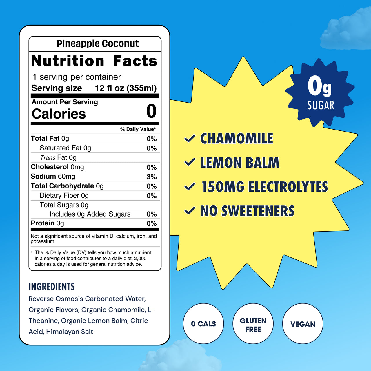 Pineapple Coconut - 12 Cans